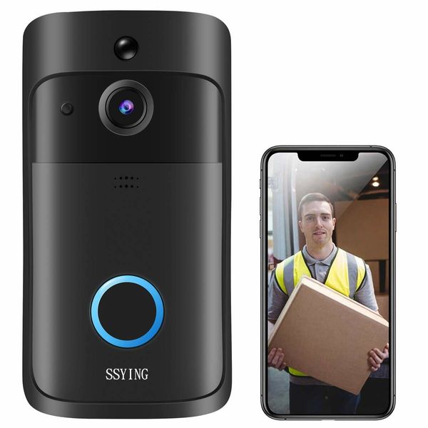 Stay Connected and Secure - HD WiFi Video Doorbell Camera with Motion Detection and Night Vision