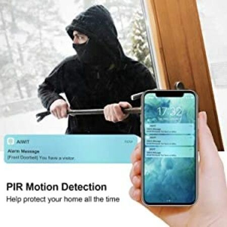 Stay Connected and Secure - HD WiFi Video Doorbell Camera with Motion Detection and Night Vision