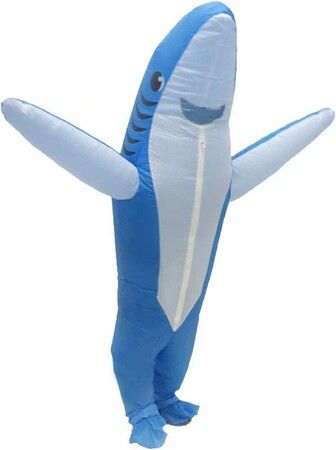 Inflatable Shark Costume for (150-190cm) for a Jaw-Dropping Halloween or Costume Party 150-190cm