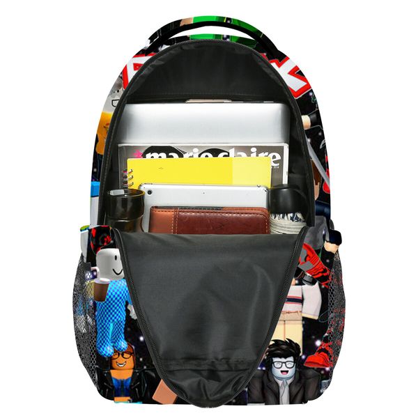 3D Anime Print Travel Backpack from Mine World Collection