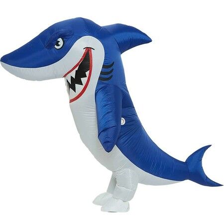 Blow up Shark Costume for Perfect for Funny Parties and Halloween (Fits 150-190cm)