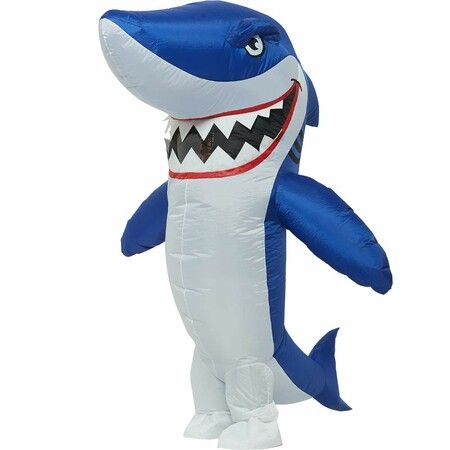 Blow up Shark Costume for Perfect for Funny Parties and Halloween (Fits 150-190cm)