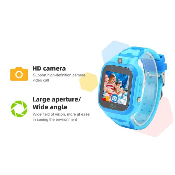 4G 1.4 Inch Smart Watch for Kids: Stay Connected, SOS School Mode, Safe, and Independent with GPS Tracking, 2-Way Voice Video Calling, and School Mode