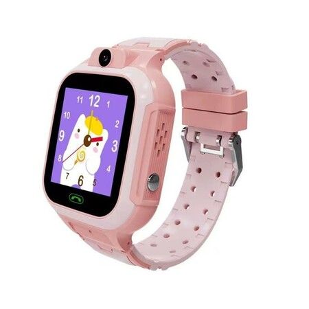 4G Kids Smartwatch with SOS,IP67 Waterproof, GPS Tracking,1.4 Inch Touch Screen, 2-Way Voice Video Call,and Phone Features for Enhanced Safety and Communication(Pink)