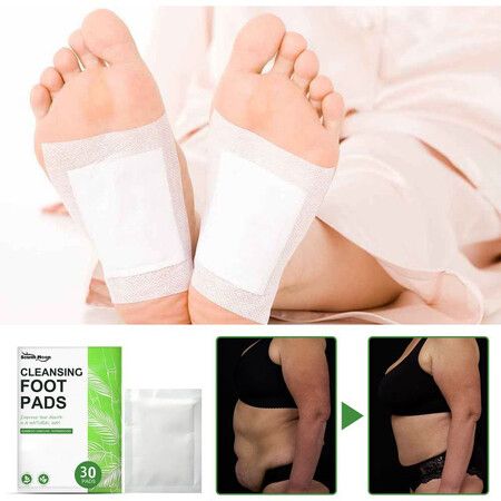 Foot Patches for Stress Relief and Deep Sleep: Herbal Toxin Cleansing