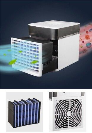 3.0 Powerful Air Pure Chill Evaporative Air Cooler: Quiet, and Portable with Hydro-Chill Technology