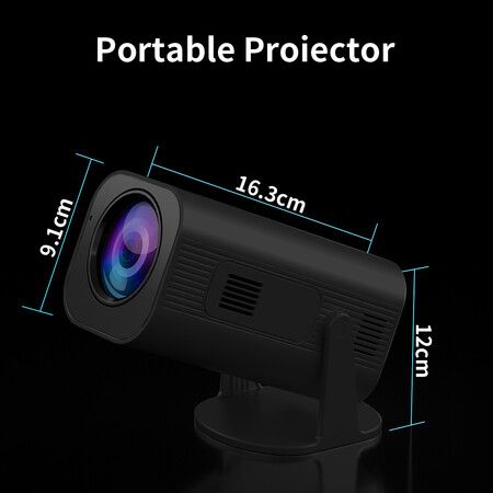 Portable 4K Wifi Projector with Full HD Resolution 280 1080P for Home and Outdoor Use,Immersive Entertainment Anywhere