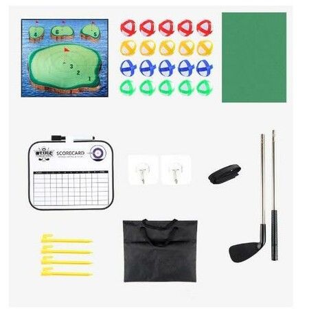 Golf Chipping Game with Sticky Balls & Game Mat: Fun Indoor/Outdoor Game Set for All Ages