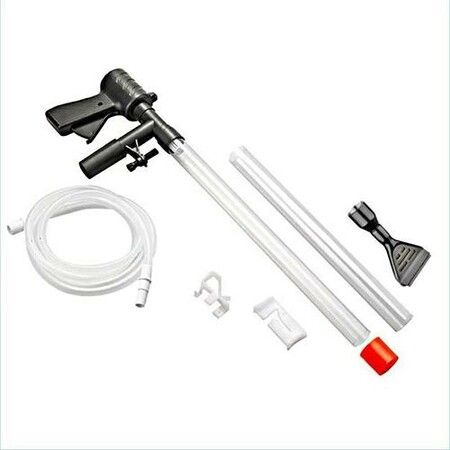 3-in-1 Aquarium Vacuum Cleaner and Water Changer: Cleans, Filters, and Changes Water Quickly and Easily