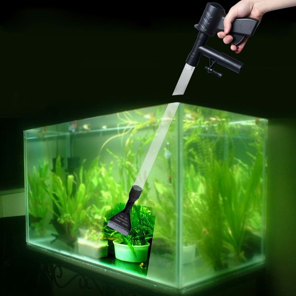 3-in-1 Aquarium Vacuum Cleaner and Water Changer: Cleans, Filters, and Changes Water Quickly and Easily