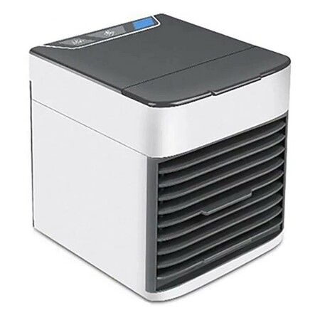 Portable Mini Air Conditioner Fan with bulid in water tank for Cooling Mist, Colorful Lights, USB powered, 3 speed Ideal for home office travel