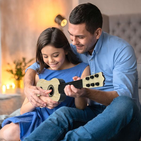 17" Kids Toy Guitar: A Musical Journey for Little Rockstars (6 Strings, Cute Design)