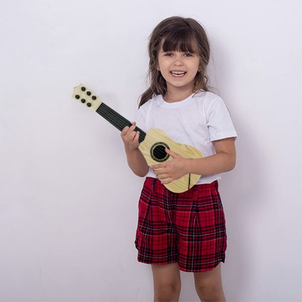 17" Kids Toy Guitar: A Musical Journey for Little Rockstars (6 Strings, Cute Design)