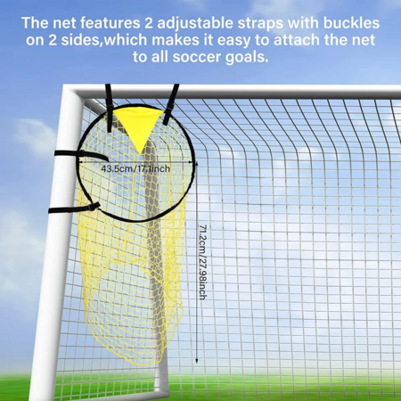 Soccer Training Net: Improve Shooting Skills with Free Kick Practice and Target Goal