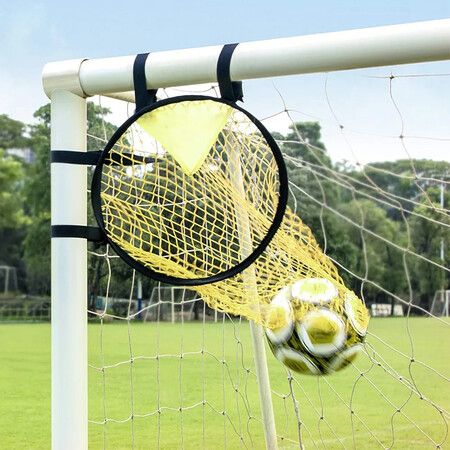 Soccer Training Net: Improve Shooting Skills with Free Kick Practice and Target Goal