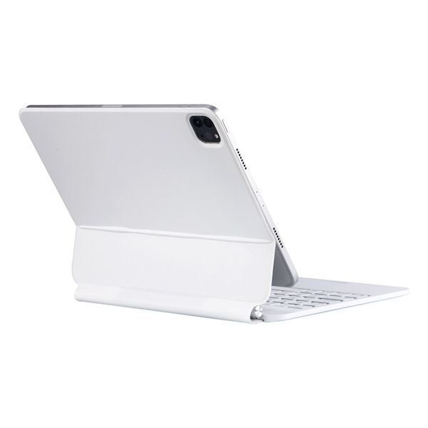 11-inch iPad White Magic Magnetic Keyboard- Slim Cover with Multi-Touch Trackpad & 3 Brightness Levels