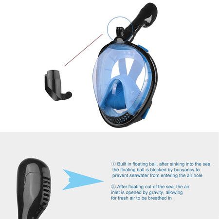 Unparalleled Snorkeling Adventure - Full Face Mask with Wide Vision and Anti-Fog Clarity