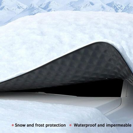 Magnetic Car Windshield Snow Cover with Anti-Freeze and Sun Protection