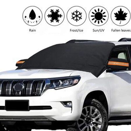 Magnetic Car Windshield Snow Cover with Anti-Freeze and Sun Protection