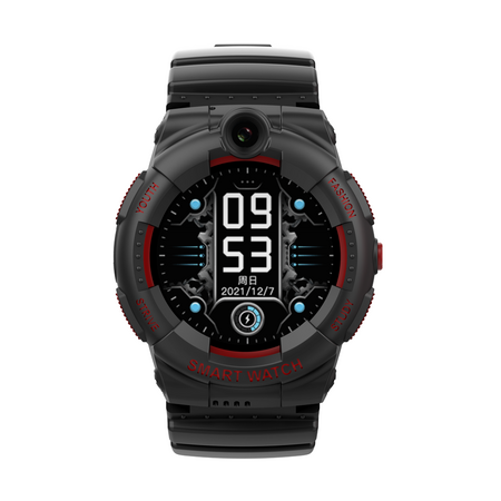 Kids Smartwatch with GPS Tracking, 4G Connectivity, and Security Features (Black)