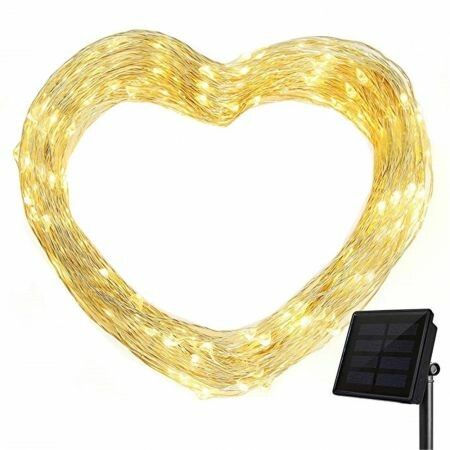 100 LED Solar String Fairy Lights for Indoor and Outdoor Decoration