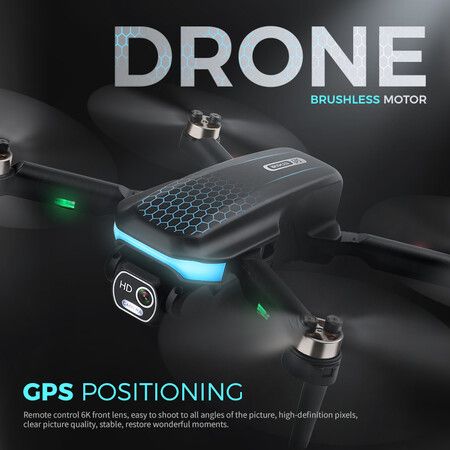 6K GPS Drone: Brushless Motor, High-Definition Camera, Foldable Design for Stable and Stunning Aerial Photography and Videography