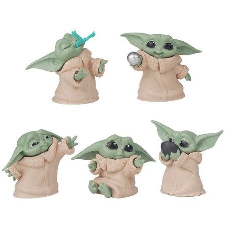 Adorable 5-Pack of Baby Yoda Gifts for Kids - 5-6cm PVC Figurines