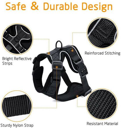 Escape-Proof Cat Harness and Leash (Size XS): Comfortable and Reflective for Safe Walking