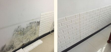 Self-Adhesive 10Pcs DIY 3D Wall Stickers: Waterproof Foam Brick Wallpaper for Home Decor