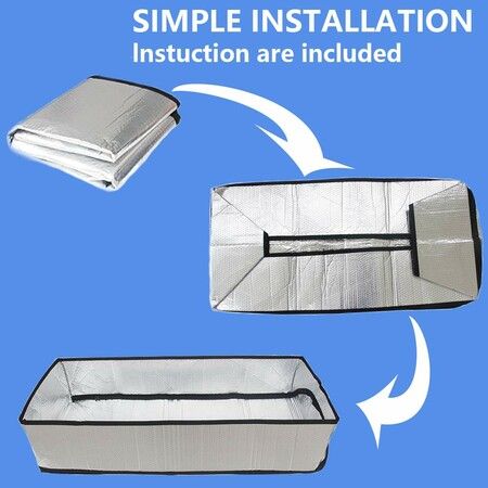 Energy-Saving Attic Stairway Insulation Cover: Insulate Attic Stairs, Save Energy & Keep Heat In (25" x 54" x 11")