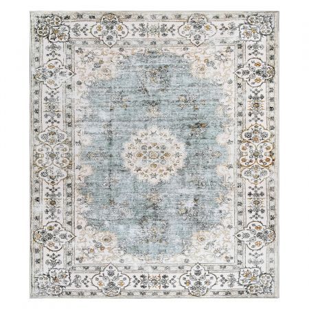 Marlow Floor Rug Short Pile Washable Vintage Carpet Soft Plush Non Slip 200x230