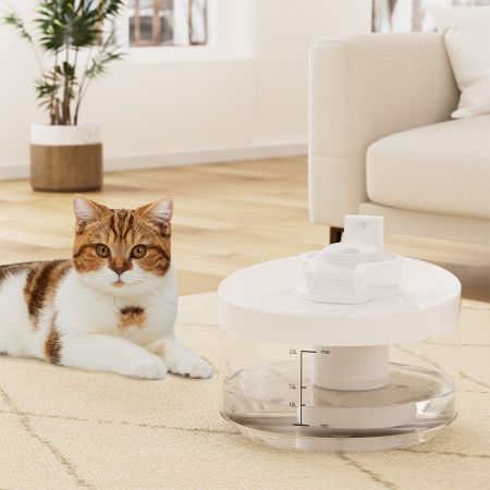 Pawz Automatic Sensor Pet Water Fountain Dog Cat Drinking Dispenser Filters 2.2L