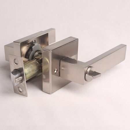 Halifax Satin Nickel Door Lever - Sleek and Modern Handle for a Contemporary Touch