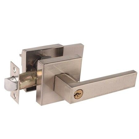 Halifax Satin Nickel Door Lever - Sleek and Modern Handle for a Contemporary Touch