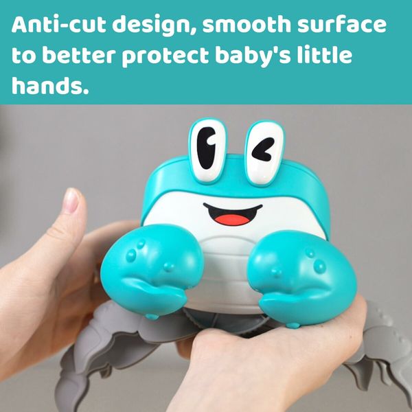 Electric Moving Crawling Crab Toy Learning Walking Toys,Music&Dancing Interactive Toy for Boy&Girl Gifts Ages 3+