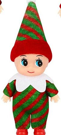 5pcs Blind box ELF ON SHELF Spirit Elf Doll Christmas Elf Baby Long Legs Doll Ornament Boys and Girls