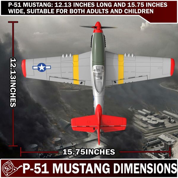 Remote Control Aircraft Plane,RC Plane with 3 Modes That Easy to Control,One-Key U-Turn Easy Control for Adults &Kids (Red)