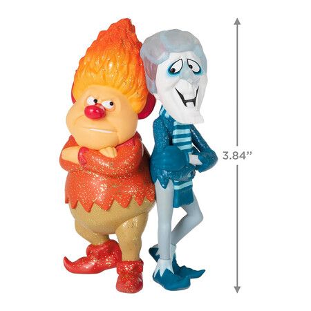 Hallmark Keepsake Christmas Ornament, The Year Without a Santa Claus Snow Miser and Heat Miser, Christmas Movie Gifts