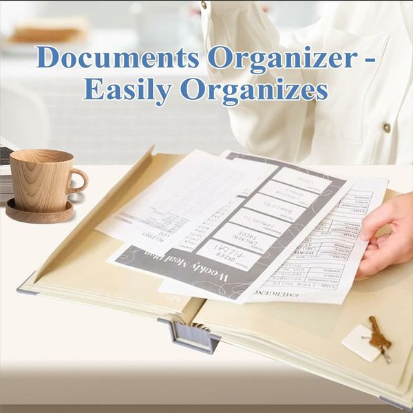 Document Organizer Folio, Important Document Organizer, in Case I Go Missing Binder, Estate Planning Organizer