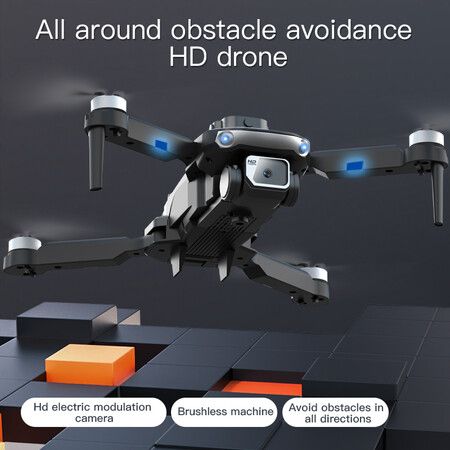 8K HD Dual Camera Drone Optical Flow Obstacle Avoidance Brushless Motor Professional Foldable Quadcopter Toys