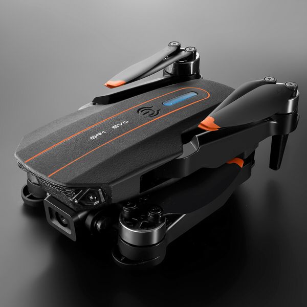 4K HD Dual Camera EVO Drone Obstacle Avoidance Aircraft 5G Wifi FPV Folding Brushless Wide Angle Aerial Photo RC Quadcopter Color Black