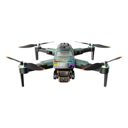 4K HD Camera RC Drone 2.4G WIFI FPV 15mins Flight Time Brushless Foldable Quadcopter RTF Color Green