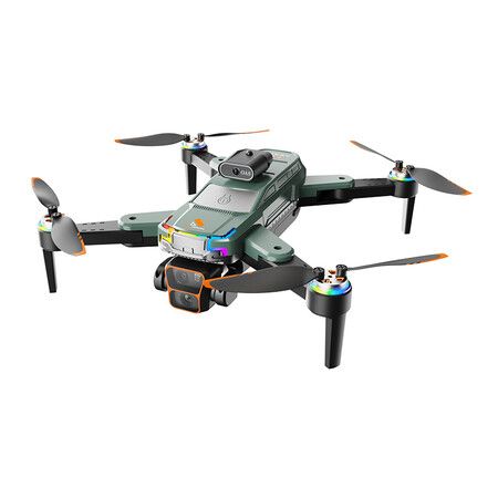 4K HD Camera RC Drone 2.4G WIFI FPV 15mins Flight Time Brushless Foldable Quadcopter RTF Color Green