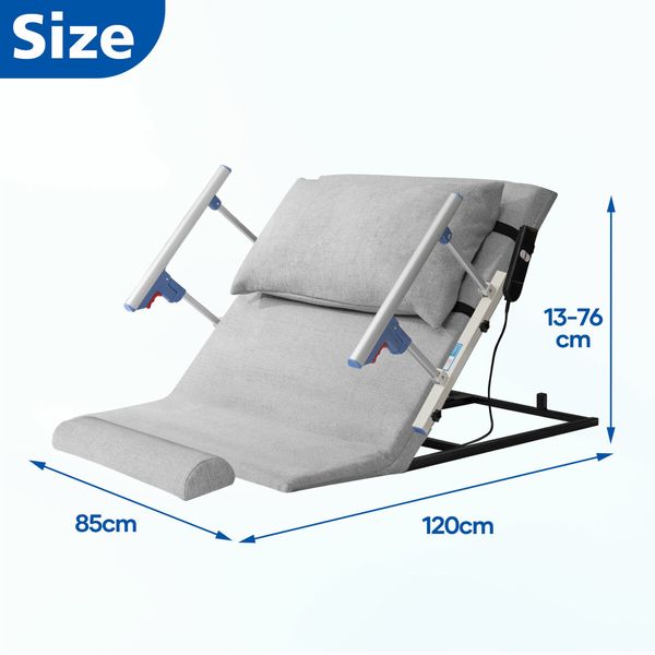 Electric Lift Bed Arm Back Rest Pillow Bedrails Power Chair Lifter Assist Sit Stand Up Recliner Remote Medical Aid Support Elderly Senior Disability