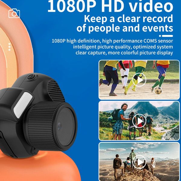 Mini Keychain Camera,1080P 2MP Mini Thumb Sized Camera Keychain,Micro Video Camera Camcorder,with 100 Mins Battery Life