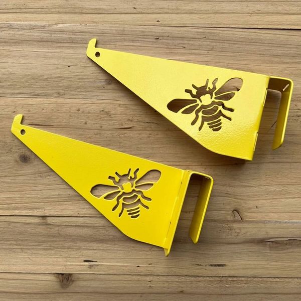 Beehive Inspection Bracket, 2Pcs Beehive Frame Holder Beekeeping Supplies, Bee Boxes and Frames Starter Kit