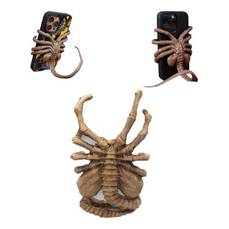 Facehugger Phone Holder,Alien Phone Holder,Cool Gothic Mobile Phone Holder, Facehugger Mobile Phone Holder With Extraterrestrial Charm, Adjustable Mobile Phone Holder Suitable Of Mobile Phones