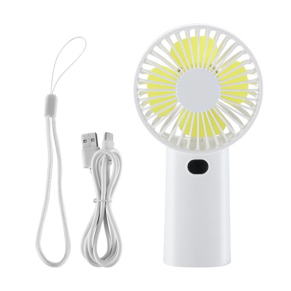 Portable Handheld Fan 5 Speeds Mini Air Cooler USB Rechargeable Small Electric Desk Summer Cooling Quiet Personal Travel Camping Essentials 4000mAh