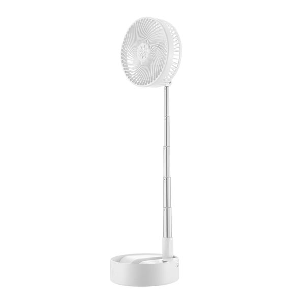 Foldable Oscillating Fan USB Desk Table Floor Stand Air Cooler Circulator 4000mAh Portable Power Bank Rechargeable Battery Pedestal Cooling Bedroom Camping