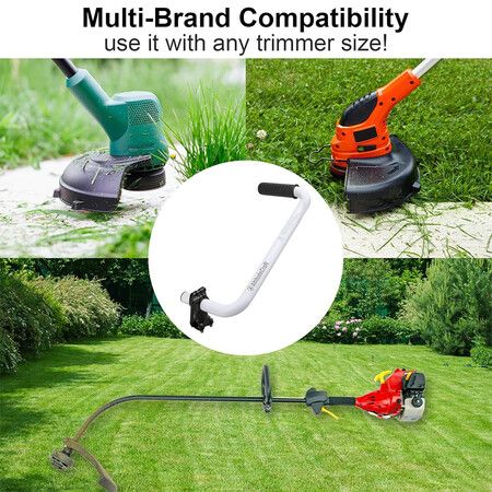 Trimmer Handle, String Trimmer Handle Extension, Ergonomic Back Saver Lawn Trimmer Handle Grip, Universal Trimmer Handle for Easy Yard Trimming